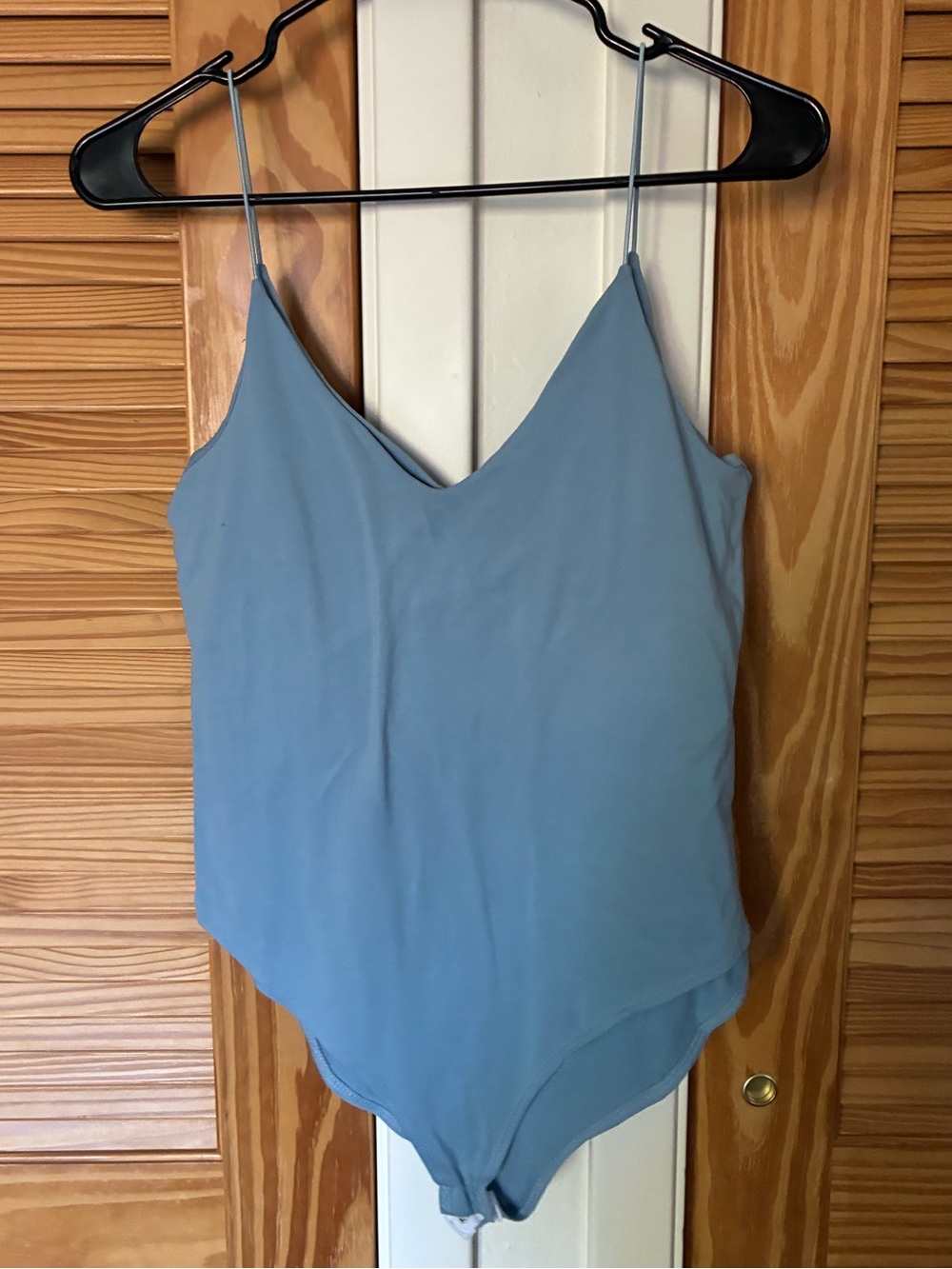 Light Blue Spaghetti Strap Bodysuit size medium